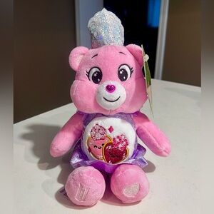 WICKED X CARE BEARS NEW RARE! GLENDA W/ PURPLE DRESS